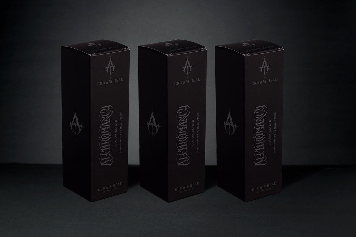 Three Crow's Head House Editions, standing side by side.